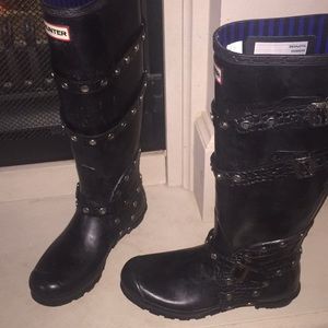 Embellished Hunter Rain Boots